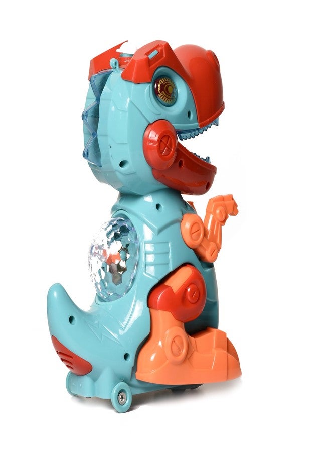 Braintastic لعبة ديناصور موسيقية رائعة من براينتاستيك مع أضواء وامضة وأصوات، ألعاب تعليمية لتنمية مهارات الأطفال في سن 3 سنوات فما فوق - Image 4